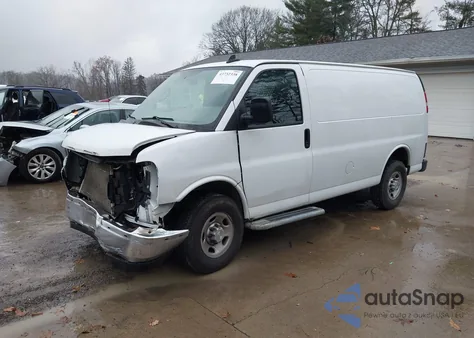 2023 Chevrolet Express Cargo Rwd 2500 Regular Wheelbase Wt from USA, damaged, VIN 1GCWGAFP5P1230752